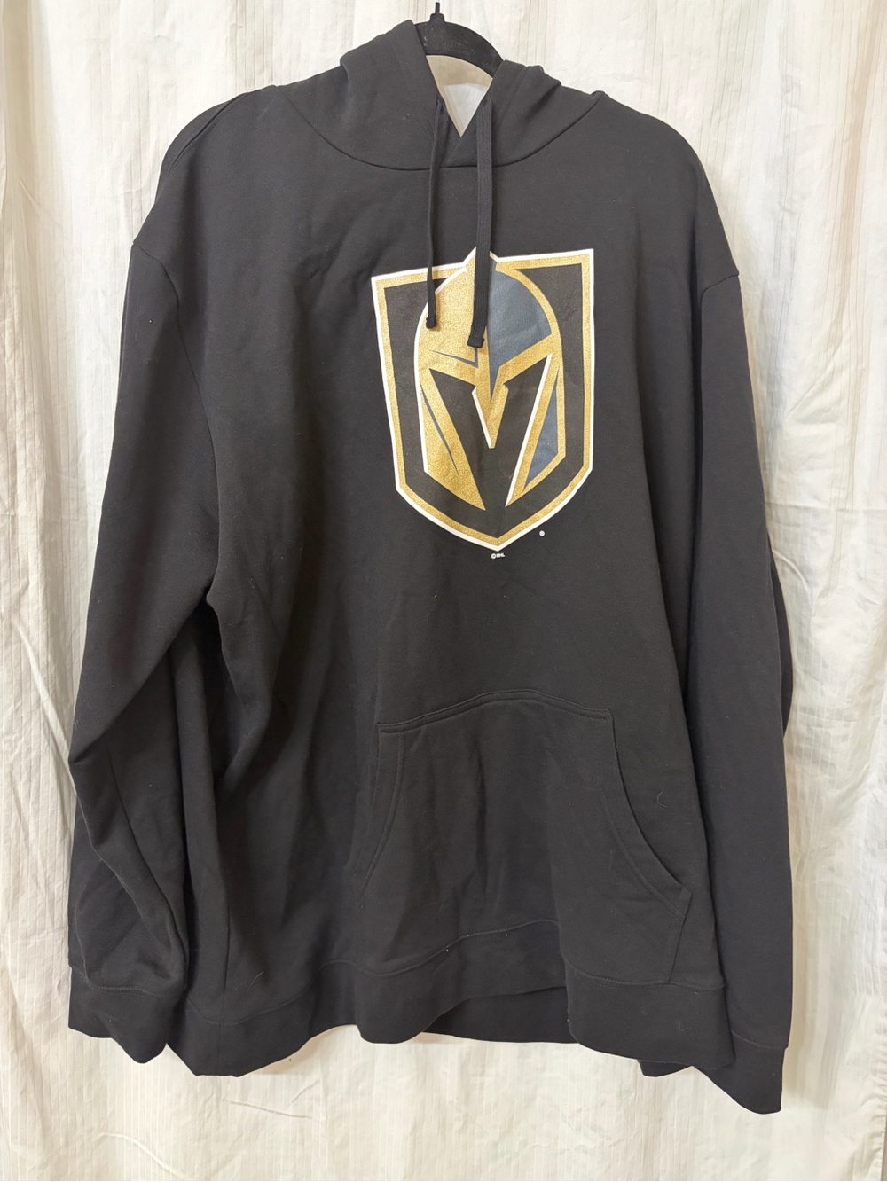 Fanatics Black Hoodie with Gold Vegas Knight Shield